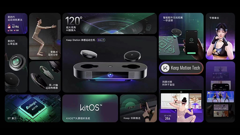 AG·尊龙凯时携手Keep打造体感运动主机“KS”，实现家庭健身场景下的智能交互